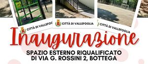 Locandina inaugurazione spazio esterno riqualificato circolo