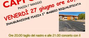 LOCANDINA INAUGURAZIONE PIAZZA I MAGGIO A CAPPONE JPG