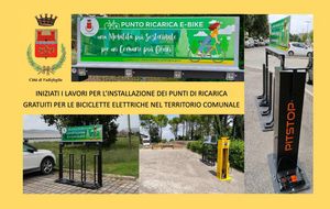 Prima pag 24 luglio 2023 punti di ricarica bici elettriche jpg