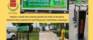 Prima pag 24 luglio 2023 punti di ricarica bici elettriche jpg