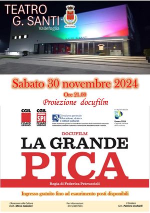 LOCANDINA LA GRANDE PICA AL TEATRO SANTI jpg