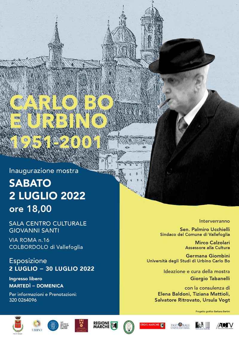 Mostra Carlo Bo   Manifesto Vallefoglia stampa