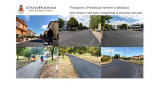 Prima pag 30 agosto 2023 asfalti Morciola mattei pista jpg