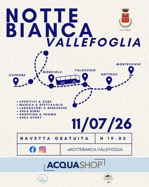 notte bianca vallefoglia
