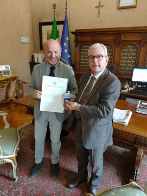 FOTO PREFETTO RICCIARDI E SINDACO UCCHIELLI