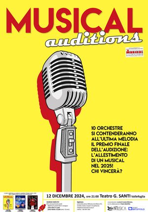TEATRO SANTI 12 DICEMBRE 2024 AUDITIONS