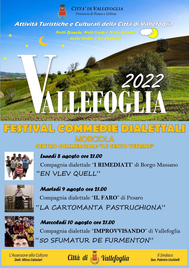 Prima pag 8 agosto 2022 Festival Commedie Dialettali 01