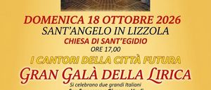LOCANDINA SANT EGIDIO CORO CITTA FUTURA 18 OTT 2026