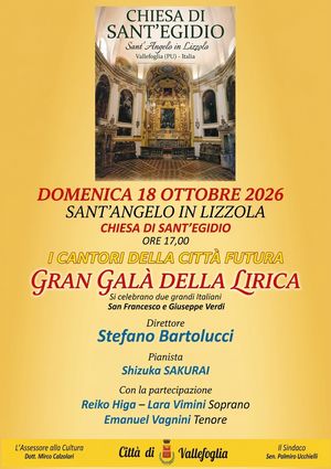 LOCANDINA SANT EGIDIO CORO CITTA FUTURA 18 OTT 2026