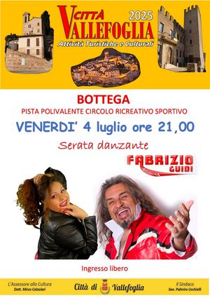 LOCANDINA SERATA DANZANTE 4 LUGLIO 2025 FABRIZIO E ACCADEMIA circolo