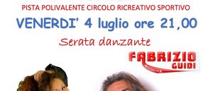 LOCANDINA SERATA DANZANTE 4 LUGLIO 2025 FABRIZIO E ACCADEMIA circolo