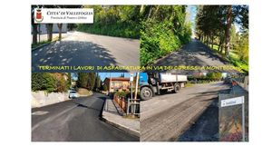 Prima pag 26 aprile 2022 terminati i lavori di asfaltatura in via dei cipressi jpg