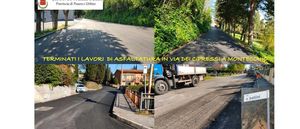 Prima pag 26 aprile 2022 terminati i lavori di asfaltatura in via dei cipressi jpg
