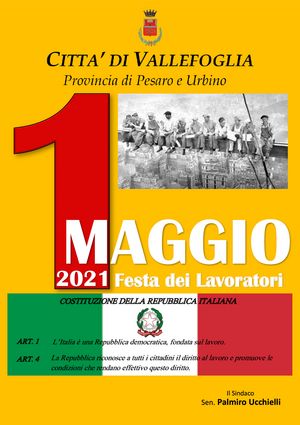 MANIFESTO 1 MAGGIO 2021