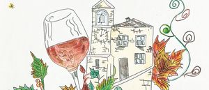 locandina calici di vino