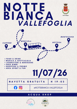 LOCANDINA NOTTE BIANCA 2026 CON LOGO