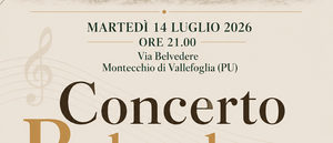 LOCANDINA CONCERTO VIA BELVEDERE 14 LUGLIO 2026