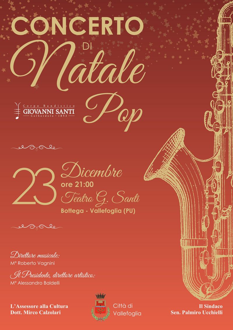 CONCERTO NATALE   BANDA COLBORDOLO 2025