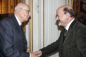 Ucchielli con Napolitano