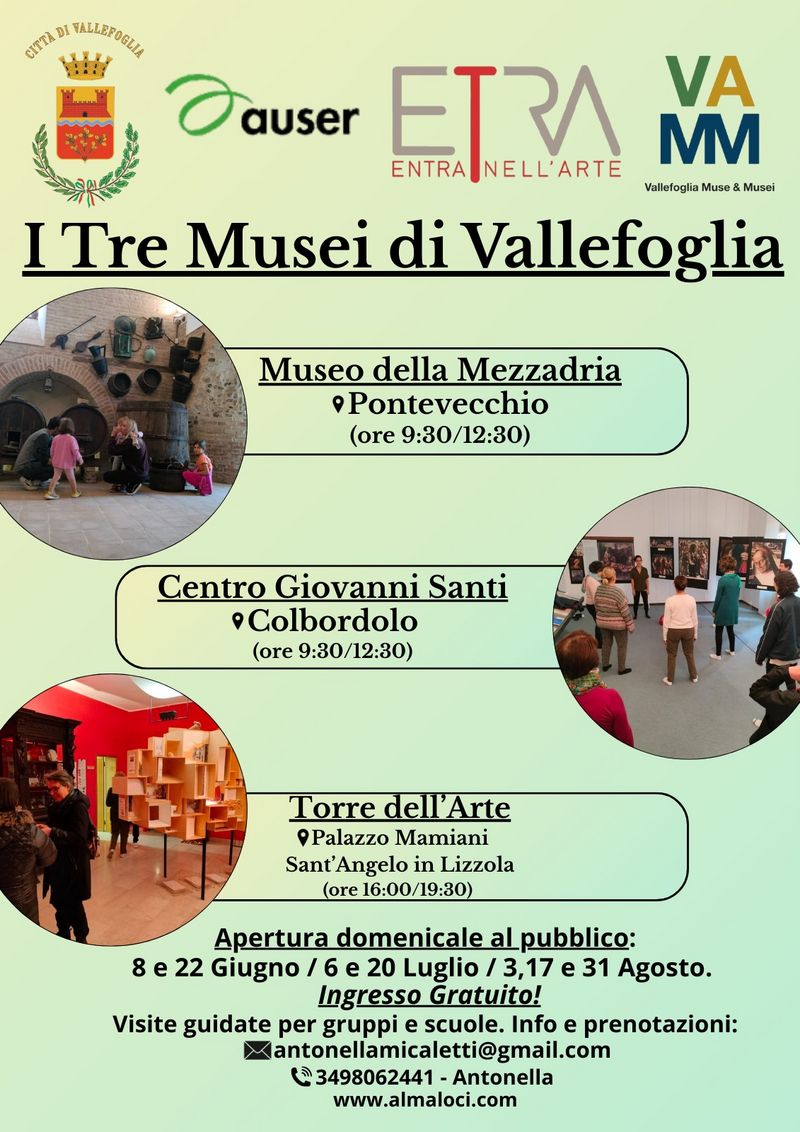 Locandina Musei luglio 2025 Locandina Musei luglio 2025