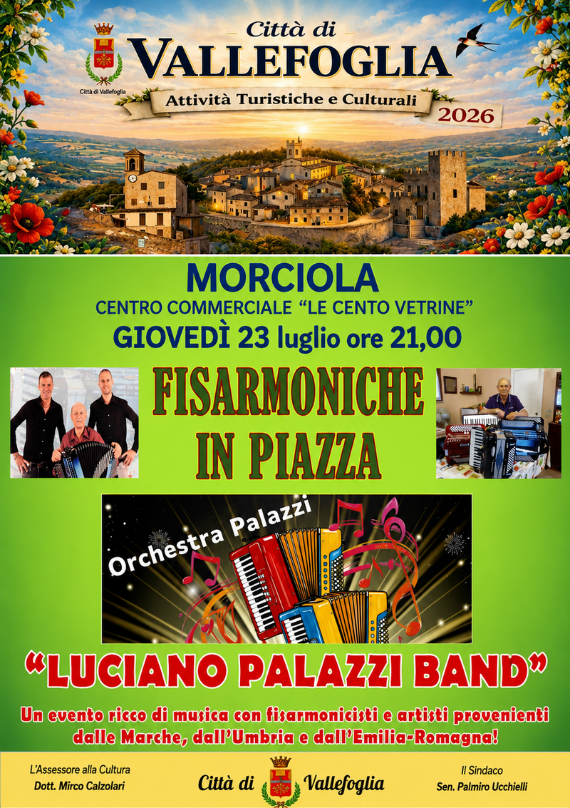 LOCANDINA FISARMONICHE IN PIAZZA 2026