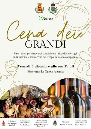 FESTA DEI GRANDI 5 DICEMBRE 2025