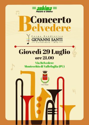 Locandina concerto 29 Luglio 2021