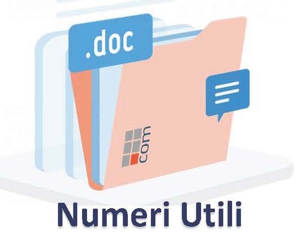 NUMERI UTILI