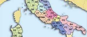 province italiane mappa