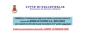 Prima Pag. Borse di studio 2022 02